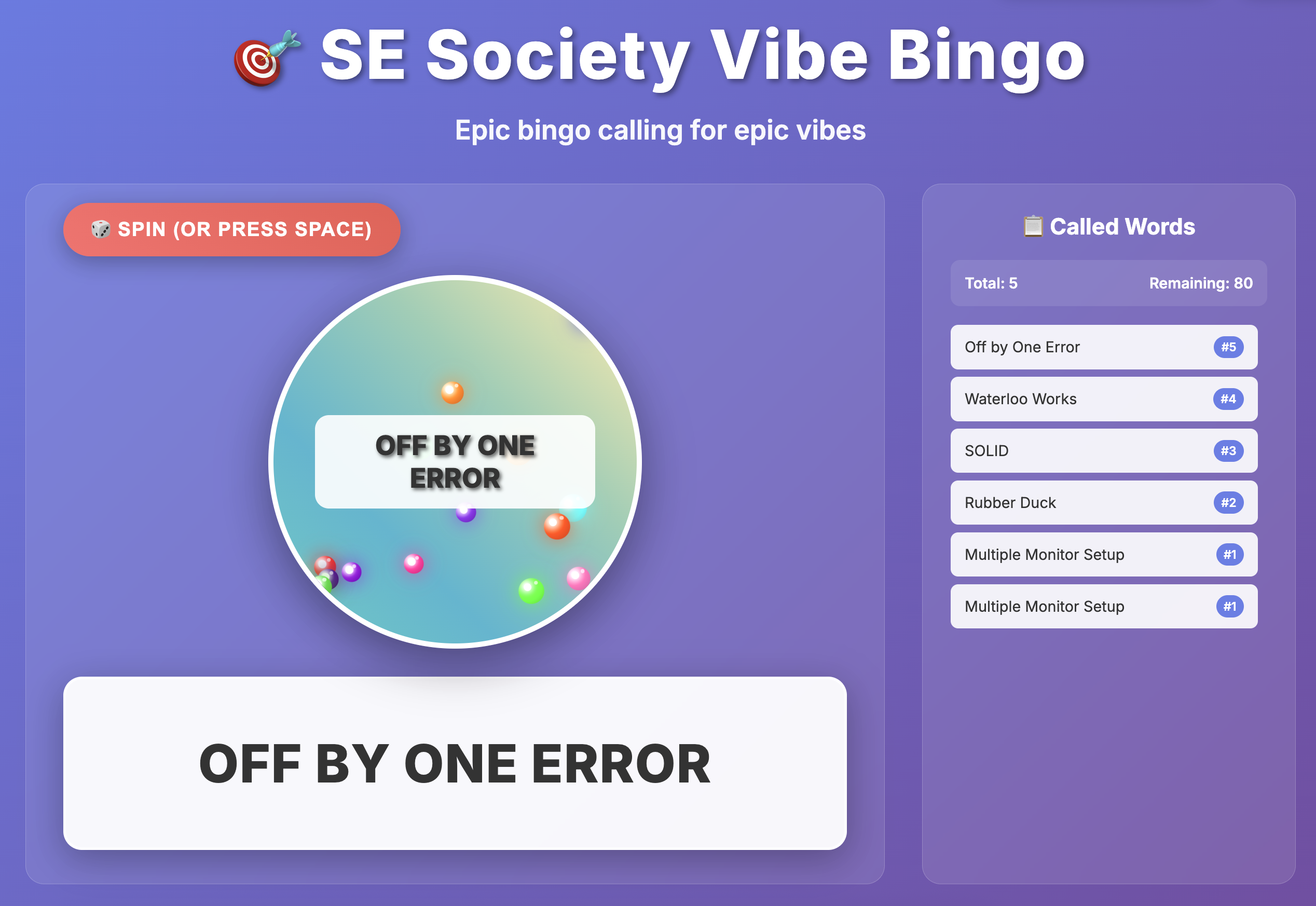 VibeBingo